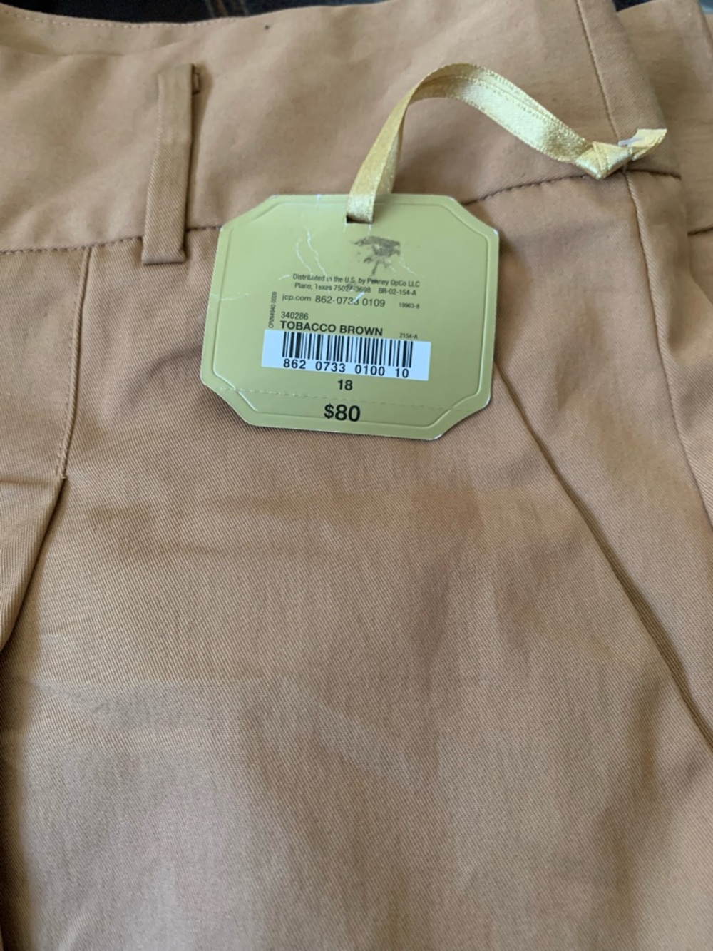 Ryegrass
Wide Leg Pleated Trousers with Belt - Camel - Picture 3 of 4